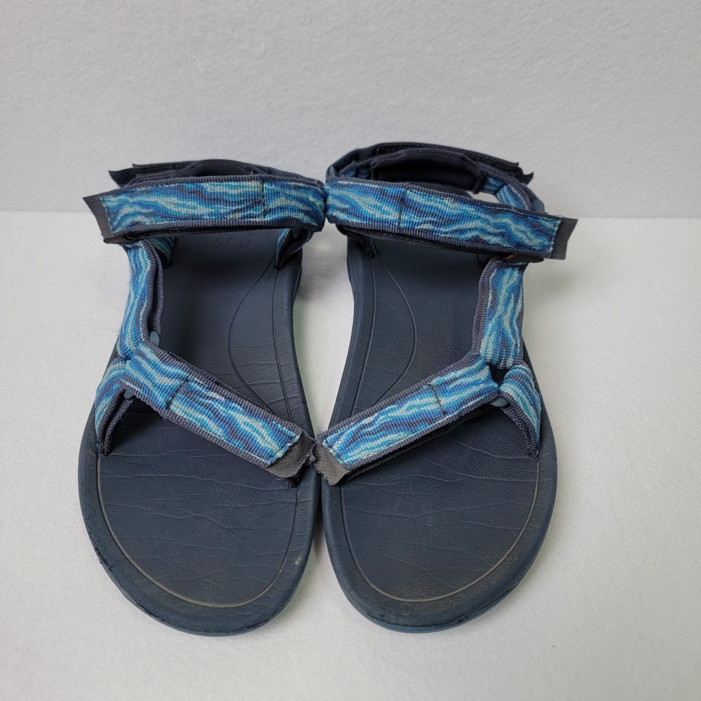 Teva Hurricane Women's Black Blue Sport Hiking Water Outdoor Sandals US5